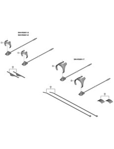 Shimano Shimano Spares SW-RS801 rubber sheet, pack of 2