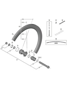 Shimano Shimano Spares WH-R8170-C60-TL-F spoke, 262 mm