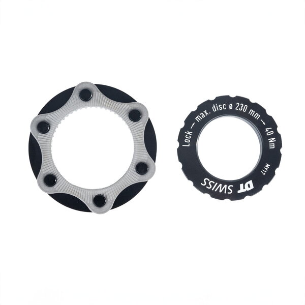 DT Swiss DT Swiss Centre-Lock To 6-Bolt Fitting Adapter For MTB And 15 mm Axles