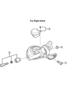Shimano Shimano Spares SL-M640 base cap and bolt