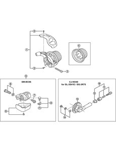 Shimano Shimano Spares SL-3S41E cover and fixing screw