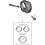 Shimano Shimano Spares SW-E6000 cord band unit