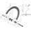 Shimano Shimano Spares WH-R8170-C60-TL-R left hand spoke, 244 mm