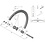 Shimano Shimano Spares WH-R8170-C50-TL-R left hand spoke, 253 mm