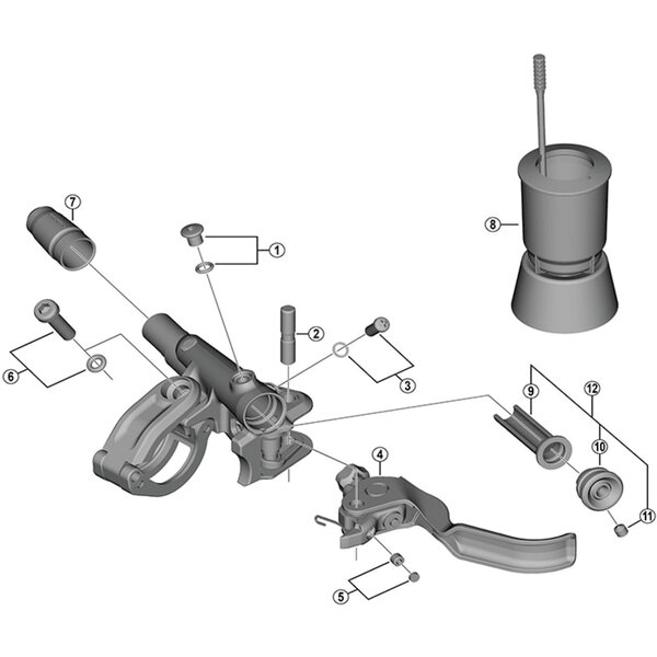 Shimano Shimano Spares BL-M9100 cover