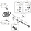 Shimano Shimano Spares PD-M8120 pedal axle assembly, left hand