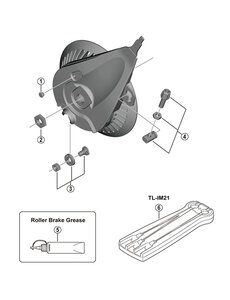 Shimano Shimano Spares BR-IM45-F inner cable fixing bolt unit