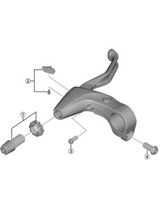 Shimano Shimano Spares BL-4700 left hand adjusting block and screw