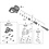 Shimano Shimano Spares PD-R8000 pedal axle assembly, left hand