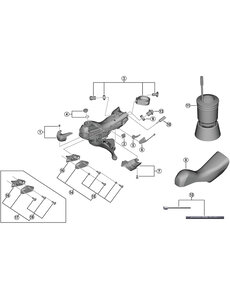 Shimano Shimano Spares ST-RS685 shift lever cable guide right hand