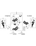 Shimano Shimano Spares ST-R8000 left hand bracket assembly
