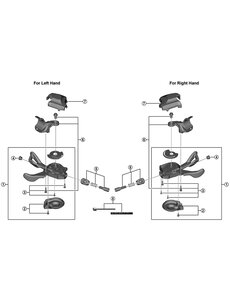 Shimano Shimano Spares SL-M6000-I right hand bracket and fixing bolt