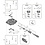 Shimano Shimano Spares PD-M821 Pedal axle assembly, right hand