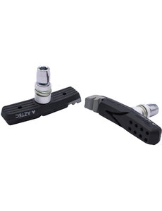  Aztec V-type one-piece brake blocks, Kevlar Plus with rim rake