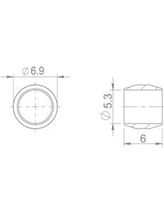  Aztec Olive 5mm Shimano 8 pieces