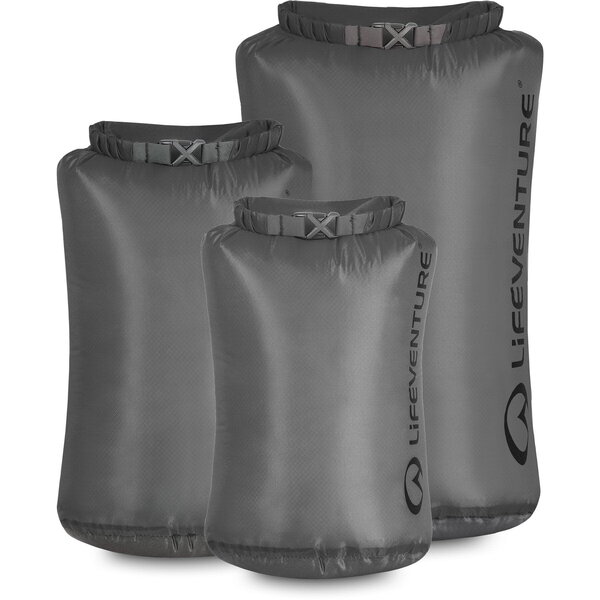 Lifeventure Ultralight Dry Bag Multipack (5L, 10L, 25L)