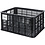 Basil Bicycle Crate MIK, Recycled Synthetic, Black
