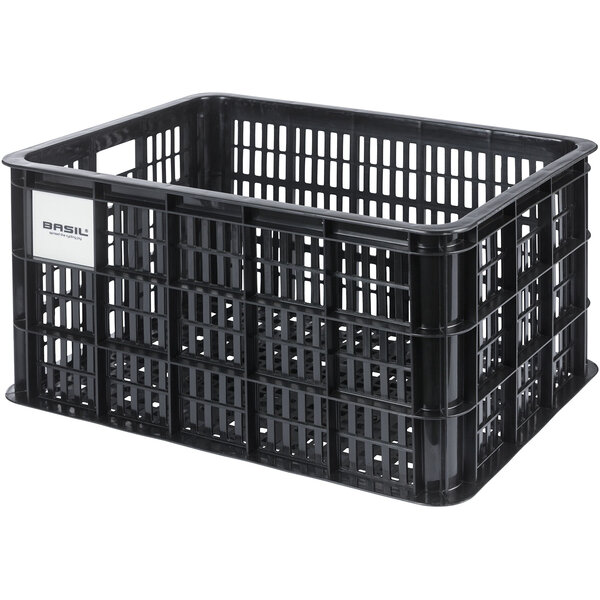 Basil Bicycle Crate MIK, Recycled Synthetic, Black