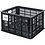 Basil Bicycle Crate MIK, Recycled Synthetic, Black