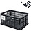 Basil Bicycle Crate MIK, Recycled Synthetic, Black