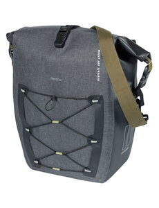  Basil Navigator Storm L, Single Pannier Bag, 25-31L, Black