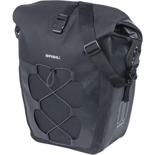 Basil Navigator Waterproof L, Single Bag, 25-31L,Black