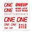 OneUp OneUp Bar Decal/Decal Sheet Decal Kit HB