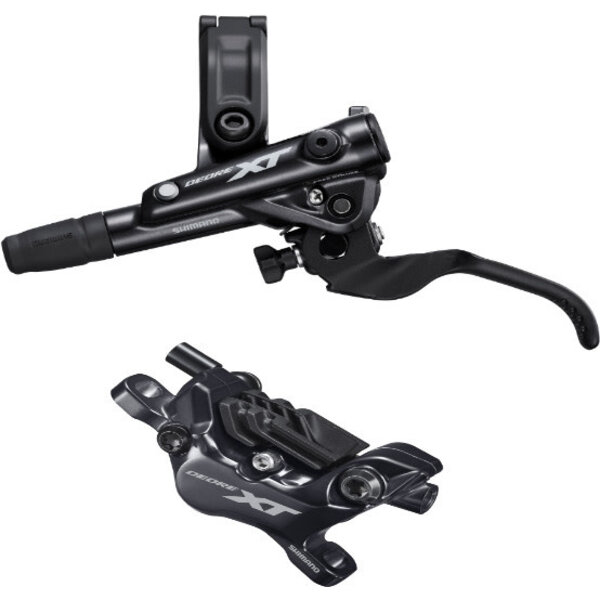 Shimano Shimano Deore XT BR-M8120/BL-M8100  4 Pot Bled Brake Lever/Post Mount Calliper
