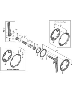Shimano Shimano Deore FC-M590/FCT4060 9 Speed Triple Inner Chainring 22T, Black