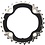 Shimano Shimano Deore FC-M6000  10 Speed Triple Middle Chainring 30T-AN, Black