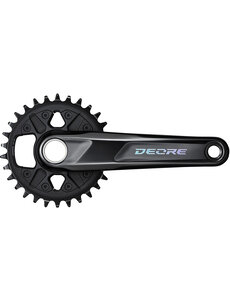 Shimano Shimano Deore FC-M6100  Chainset, 12-Speed, 55 mm Chainline, Black