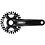 Shimano Shimano Deore FC-MT510 Chainset, 12-Speed, 52 mm Chainline, Black