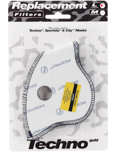 Respro Respro Techno Filters - Pack of 2, Gold