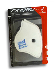Respro Respro Cinqro Sports Filter Pack of 2 - Medium