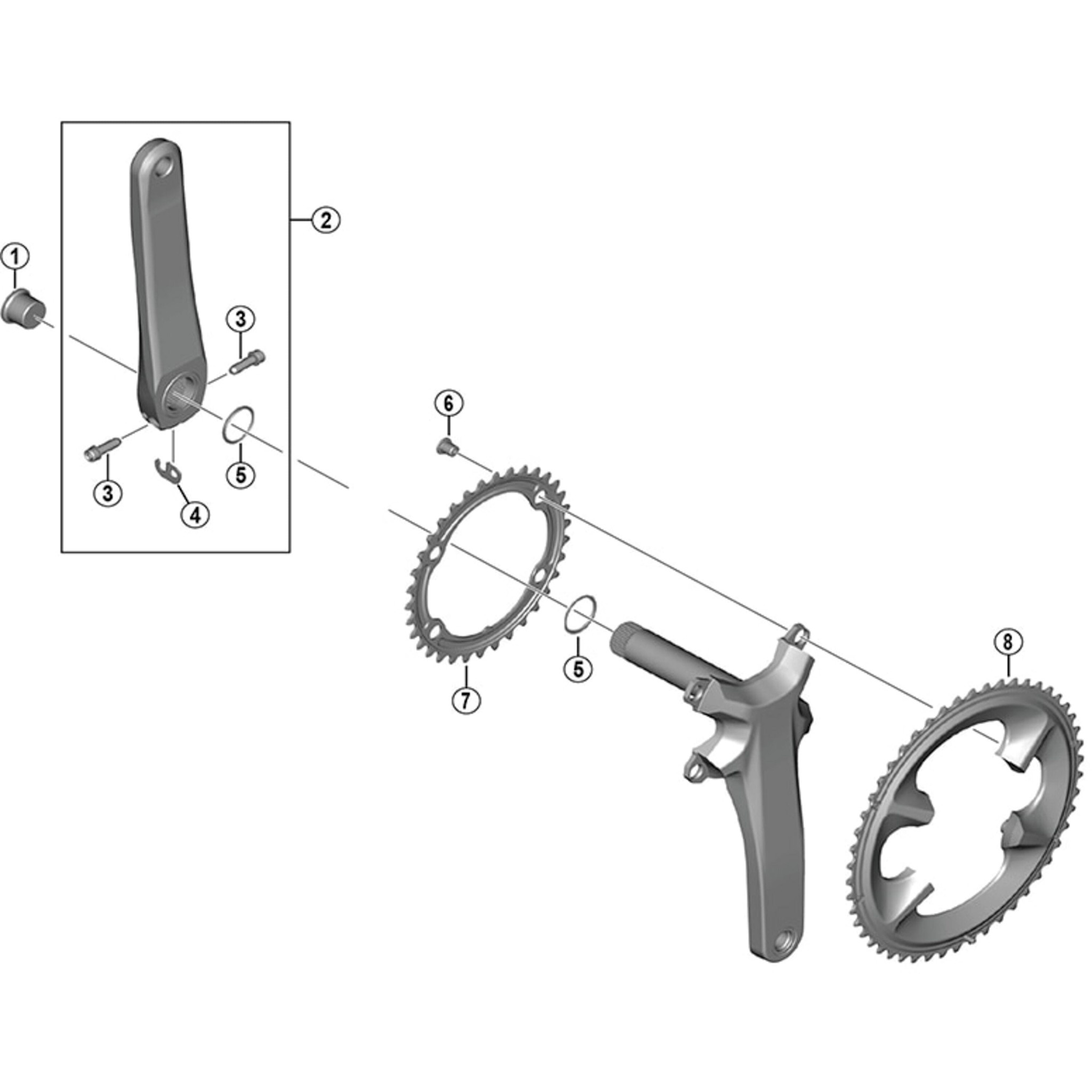 You added <b><u>Shimano 105 FC-R7100 12 Speed Outer Chainring, 50T-NK For 50/34T</u></b> to your cart.