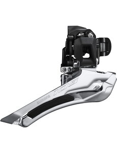 Shimano Shimano 105 FD-R7100 12-Speed Toggle Front Derailleur, Double 28.6 / 31.8 mm, Black