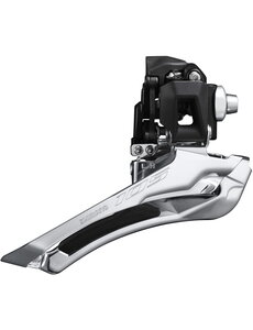 Shimano Shimano 105 FD-R7100 12-Speed Toggle Front Derailleur, Double Braze-On, Black