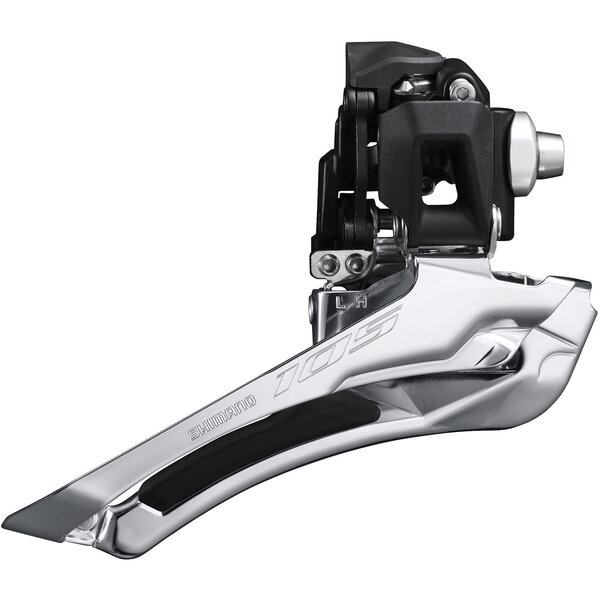 Shimano Shimano 105 FD-R7100 12-Speed Toggle Front Derailleur, Double Braze-On, Black