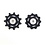 Shimano Shimano Deore XT  RD-M8000/M8050 Tension And Guide Pulley Set