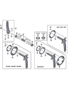 Shimano Shimano Deore XT SM-CRM81  11spd M8000 1X DCE Single Chainring 34T