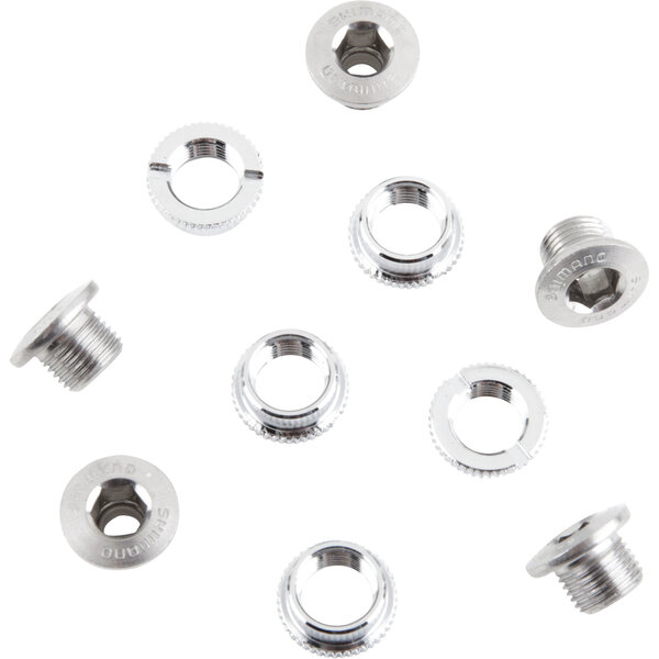 Shimano Shimano Dura Ace FC-7710 Track Chainring Bolts M8 X 6 mm (Set Of 5)
