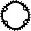 Shimano Shimano Dura Ace FC-R9100 11 Speed Inner Chainring 34T-MS For 50/34T