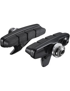 Shimano Shimano Dura Ace R55C4 R9200 Cartridge Brake Shoe Calliper Mount, Alloy Rim, Black Pair