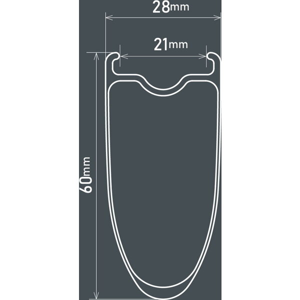 Shimano Shimano Dura Ace WH-R9270-C60-TL Disc Carbon Clincher 60 mm, 12-Speed Rear 12x142 mm