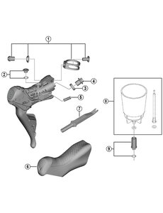 Shimano Shimano Dura Ace ST-R9170 Bracket Covers, Pair