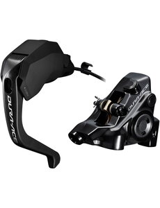 Shimano Shimano Dura Ace ST-R9180 Hydraulic Disc, Di2 E-Tube STI TT Set, Flat Mount BR-R9270