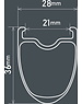 Shimano Shimano Dura Ace WH-R9270-C36-TL Disc Carbon Clincher 36 mm, Front 12x100 mm