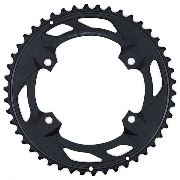 Shimano Shimano GRX FC-RX610-2  12 Speed Double Outer Chainring 46T-NS, For 46-30T