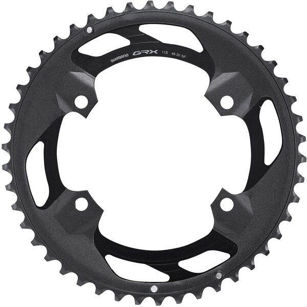 Shimano Shimano GRX FC-RX600  11 Speed Double Outer Chainring 46T-NF, For 46-30T