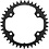 Shimano Shimano GRX FC-RX610-1  12 Speed Single 1X Chainring, 38T